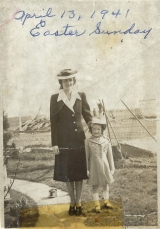 Peggy with Mother, Pauline Coleman